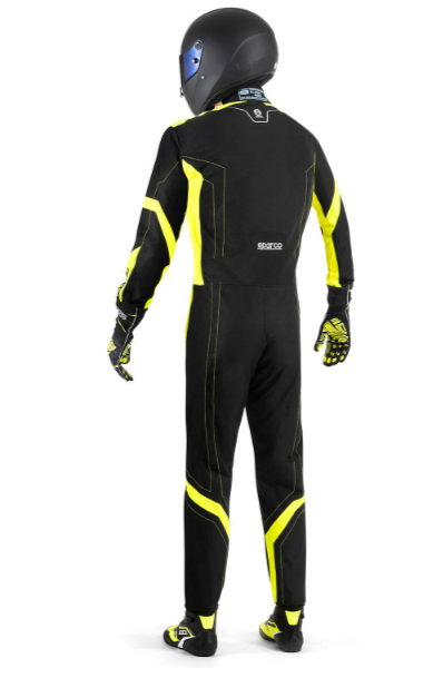 Combinaison Sparco Thunder Advanced noire/jaune fluo