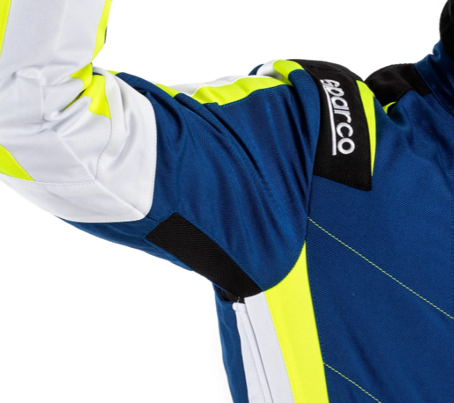 Combinaison Sparco Kerb Advanced bleu/jaune