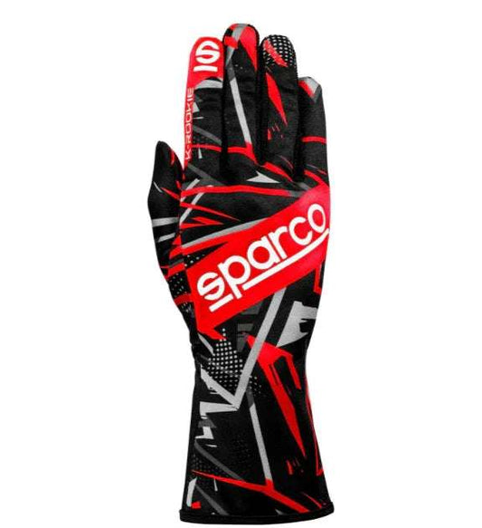 Gants de karting Sparco K-rookie noirs/rouges