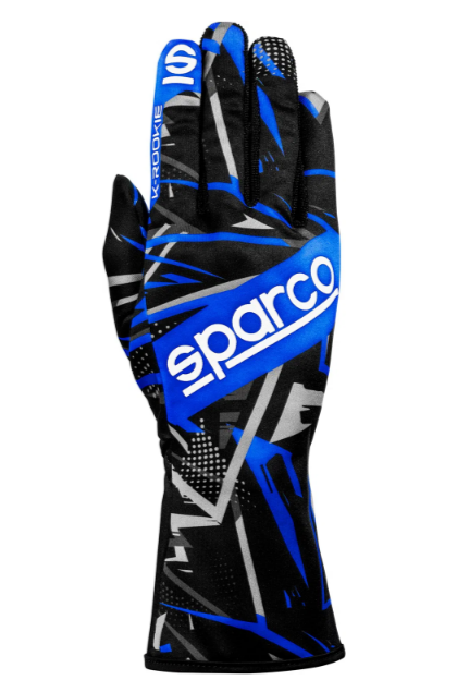 Gants de karting Sparco K-rookie noir/bleu