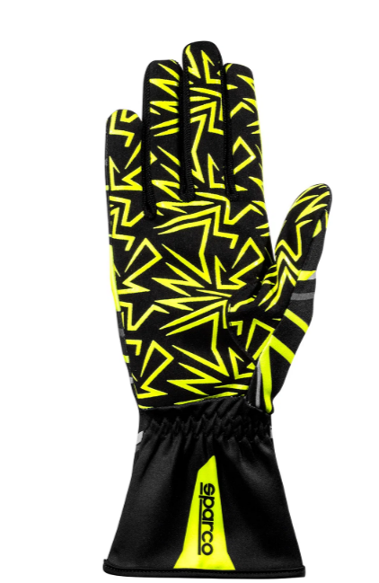 Gants de karting Sparco K-rookie noir/jaune