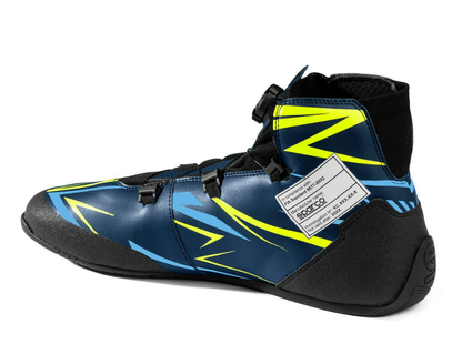 Sparco K-rapid FIA 8877-2022 (avec attache rapide) Bleu marine / jaune fluo