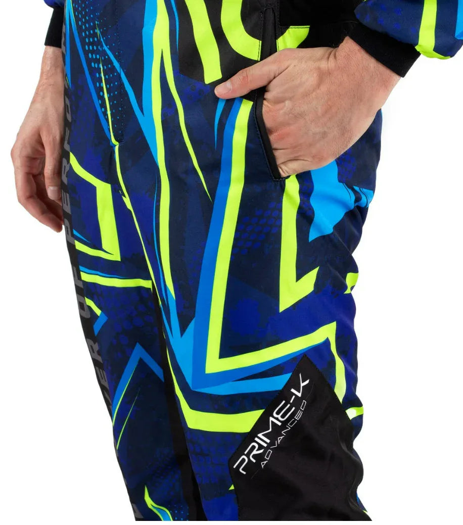 Sparco Prime K Advanced FIA 8877-2022 - Electric blauw / fluo geel / zwart - KartKings