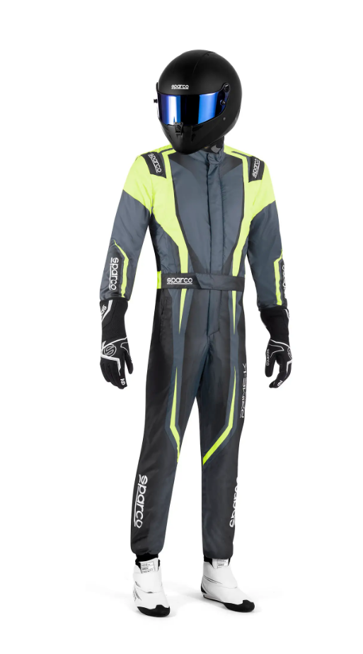 Sparco Prime K Advanced FIA 8877-2022 noir jaune fluo