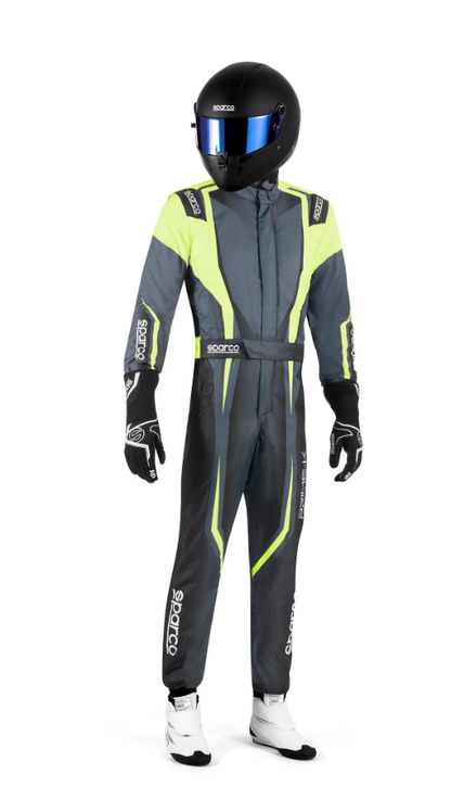 Sparco Prime K Advanced FIA 8877-2022 noir jaune fluo