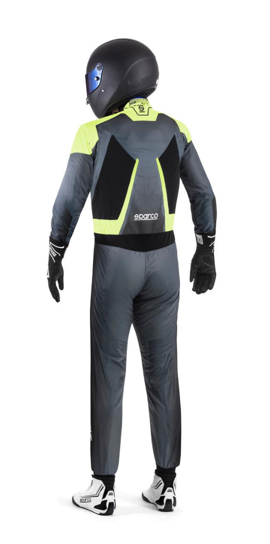 Sparco Prime K Advanced FIA 8877-2022 noir jaune fluo
