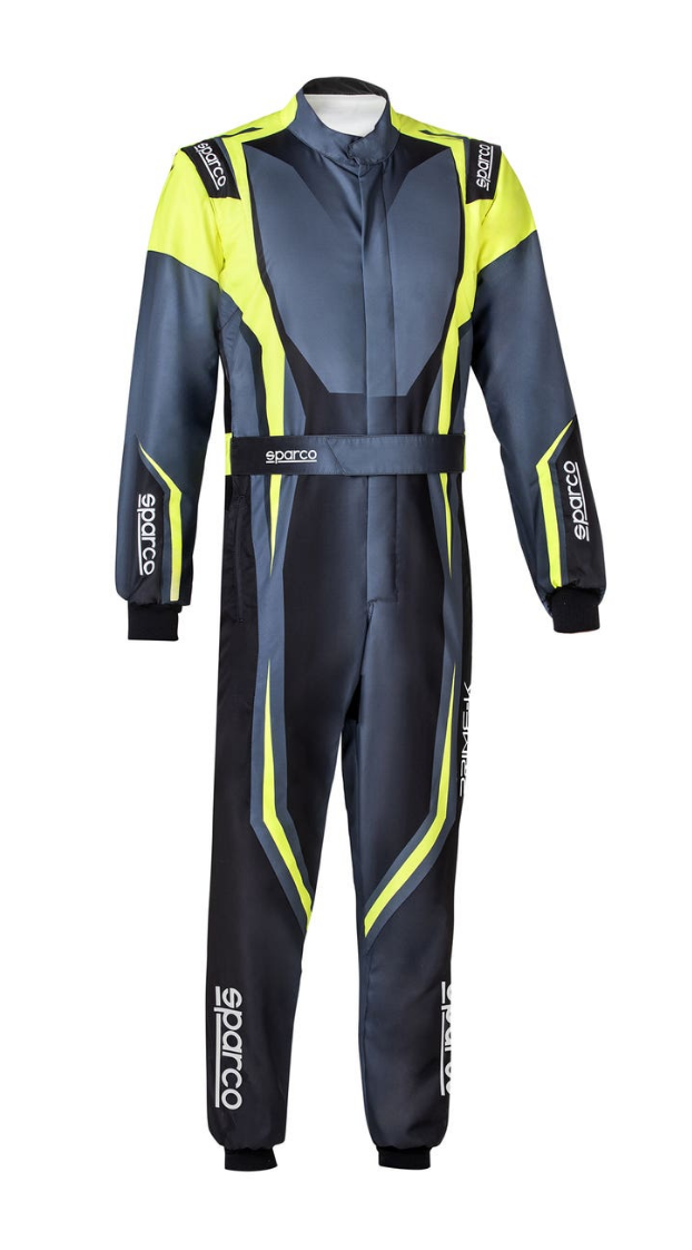 Sparco Prime K Advanced FIA 8877-2022 noir jaune fluo