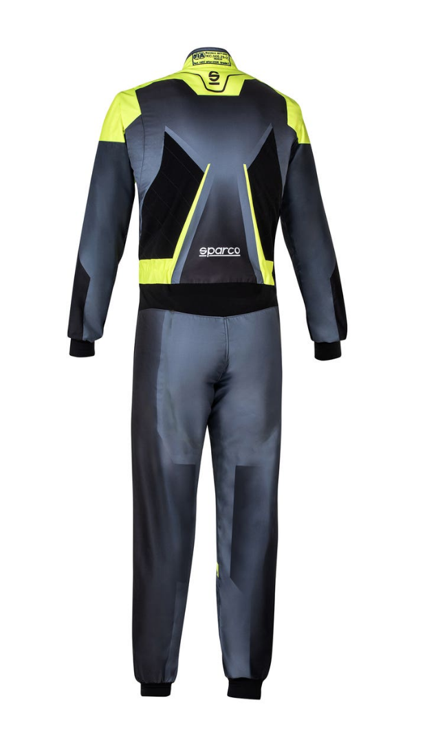 Sparco Prime K Advanced FIA 8877-2022 noir jaune fluo