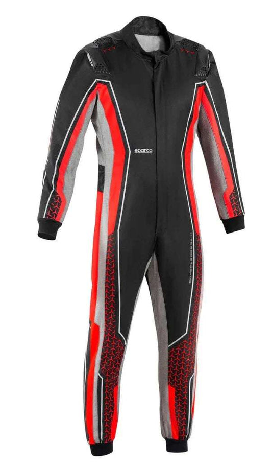 Combinaison de karting Sparco Superleggera FIA 8877-2022 noir/rouge