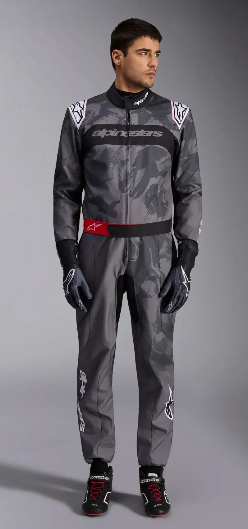 Alpinestars KMX-9 V3 Graphic 5 donker grijs / zwart - KartKings