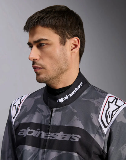 Alpinestars KMX-9 V3 Graphic 5 donker grijs / zwart - KartKings