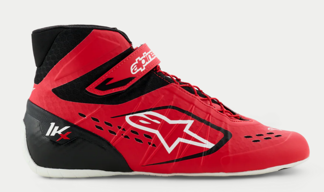 Alpinestars KX V3 FIA kart schoenen rood/zwart