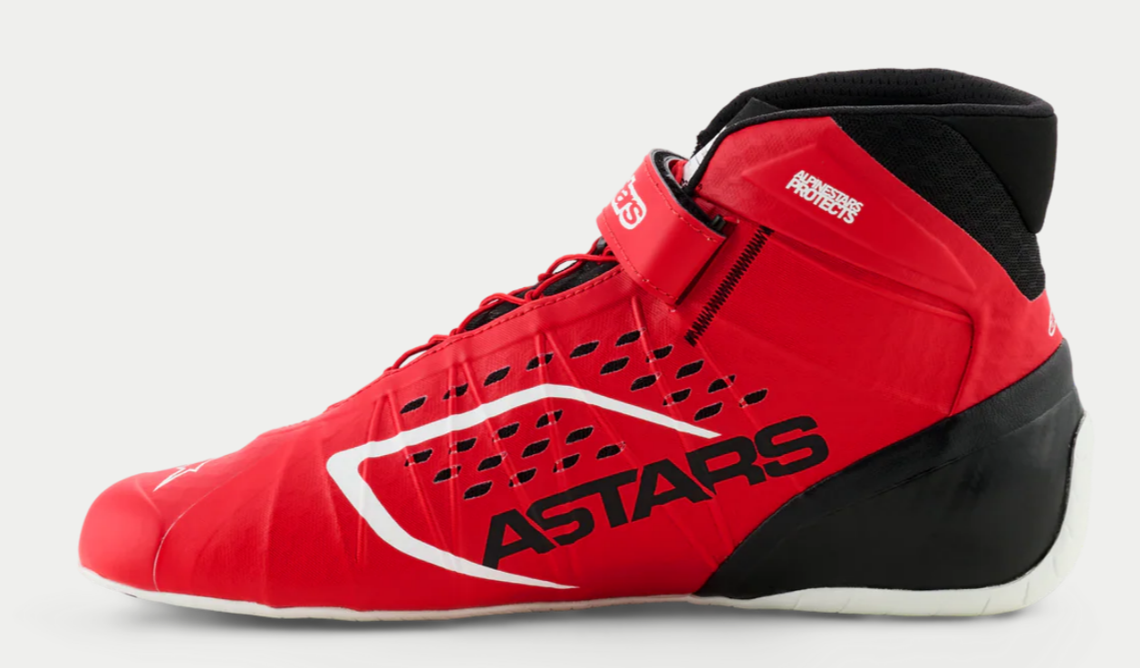 Chaussures de karting Alpinestars KX V3 FIA rouges/noires