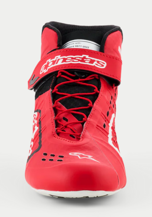 Chaussures de karting Alpinestars KX V3 FIA rouges/noires