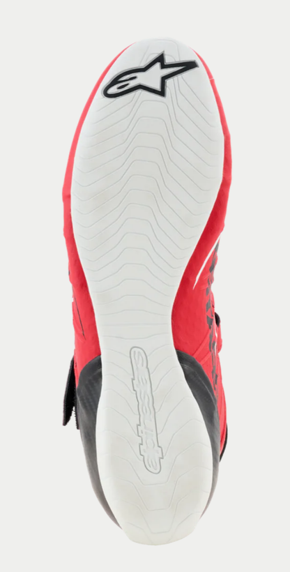 Chaussures de karting Alpinestars KX V3 FIA rouges/noires