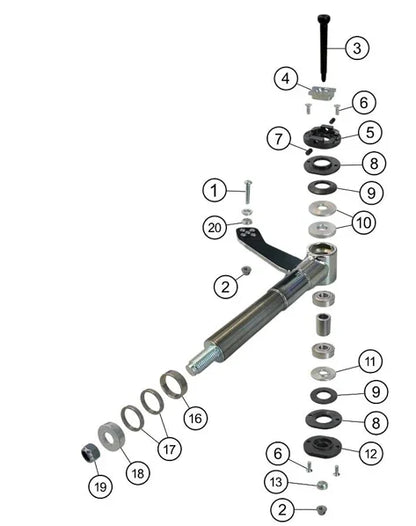IPK Fusee CCS conische spacer voor de C - KartKings