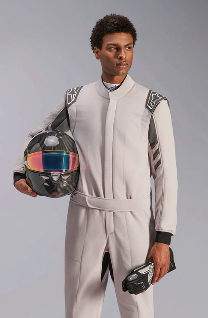 Alpinestars GP Race V3 FIA 8856-2018 / Zilver / Antraciet overall - KartKings