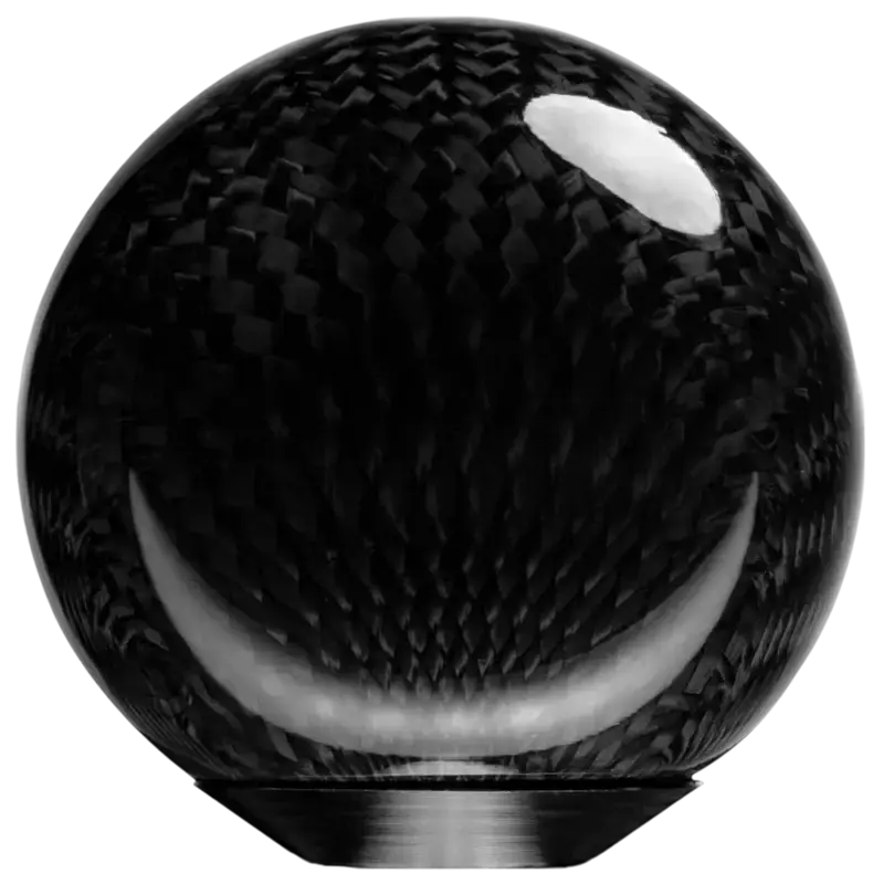 Simagic round shifter knob - carbon fibre, black