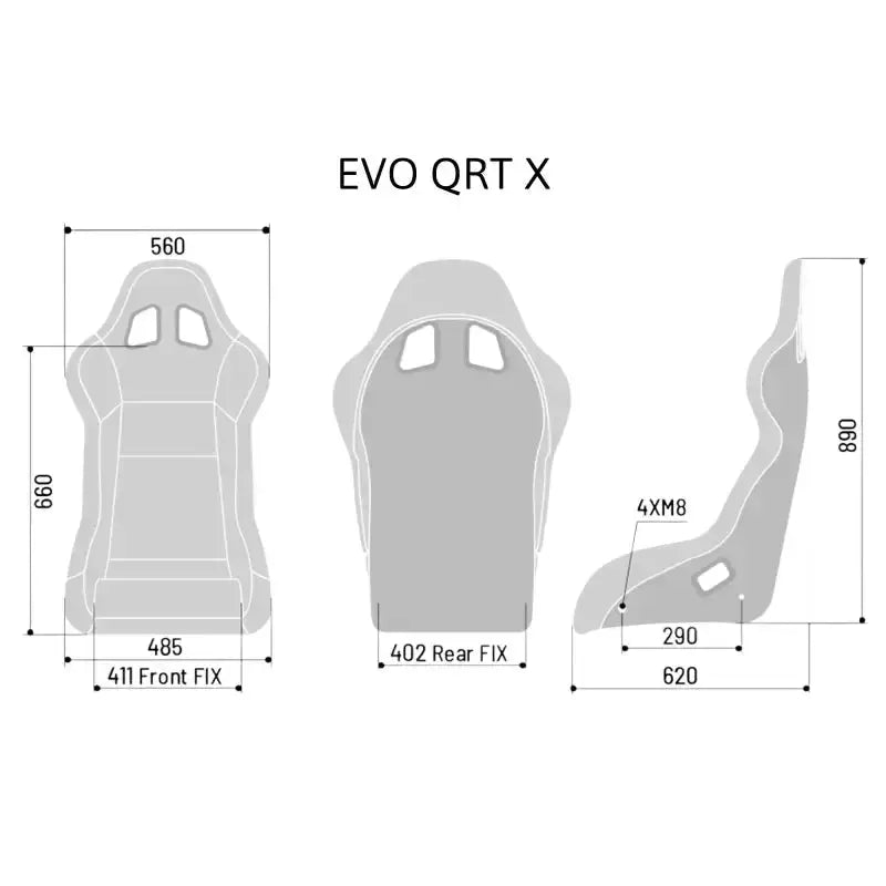 SPARCO EVO QRT X Race Seat - Black