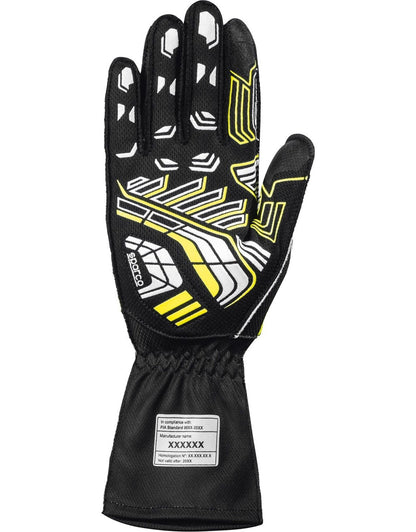 Sparco K -Arrow+ (FIA 8877-2022) kart gloves Black / Yellow