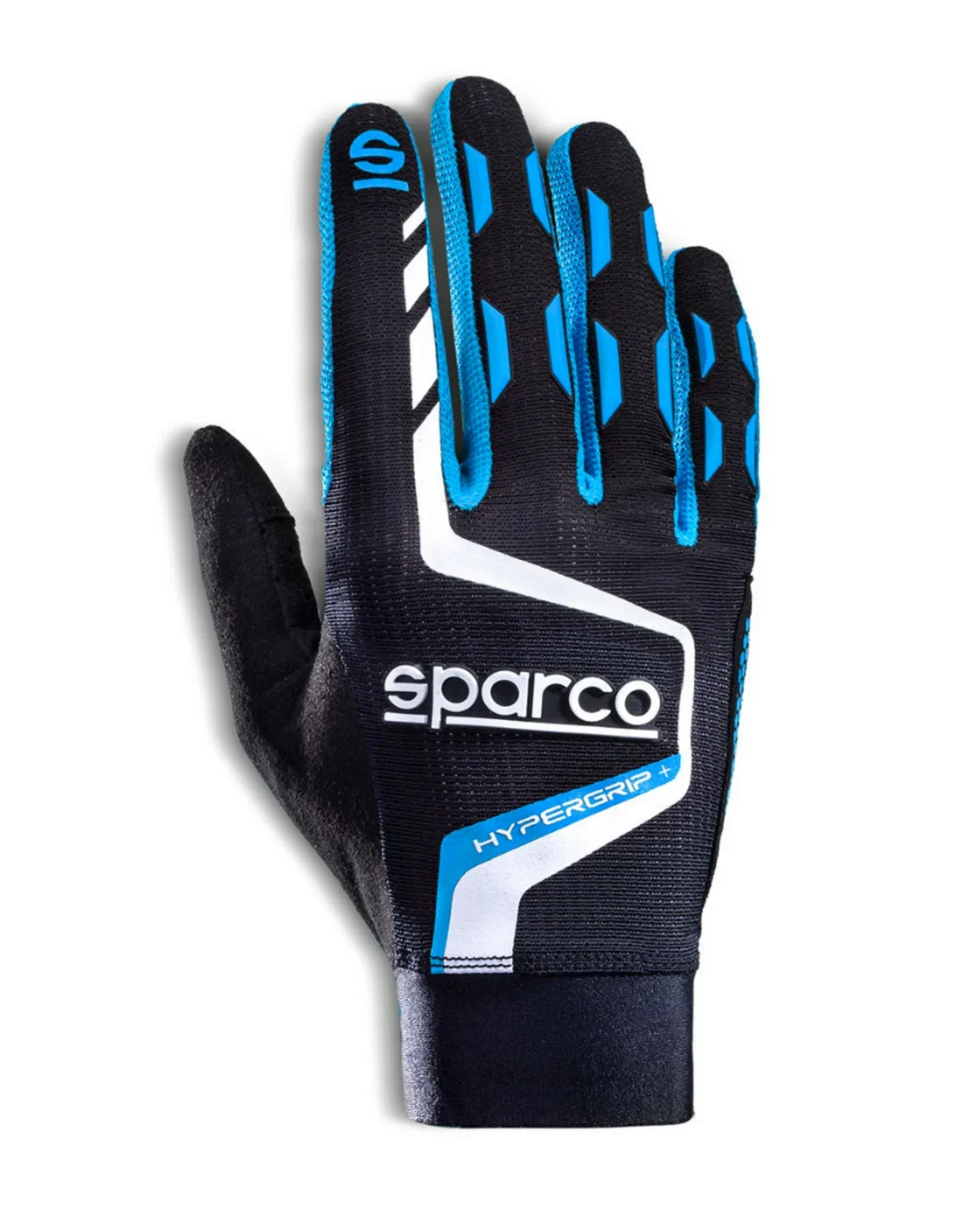 Sparco sim racing gloves hypergrip zwart/blauw - KartKings