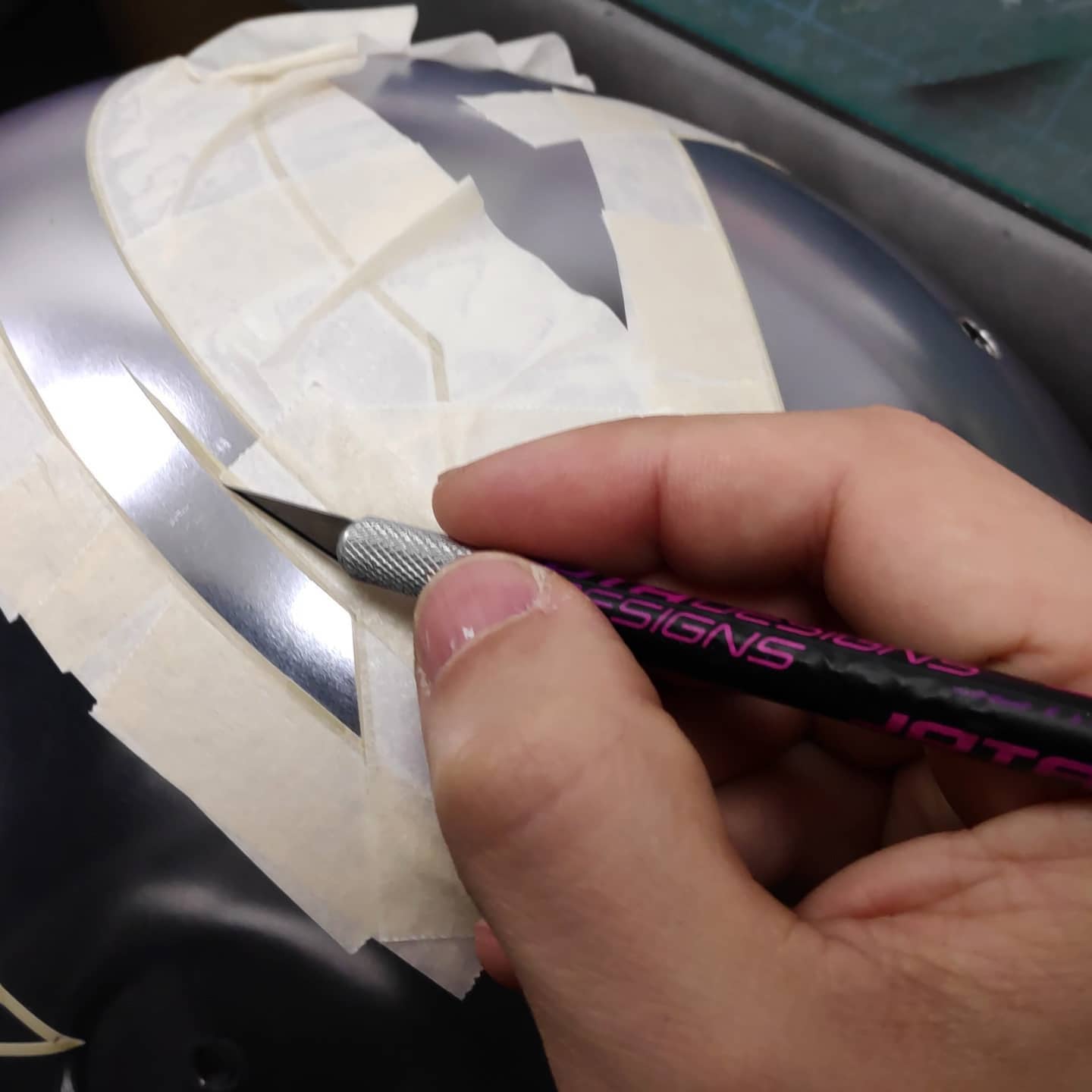 Faites pulvériser votre casque de kart par un professionnel