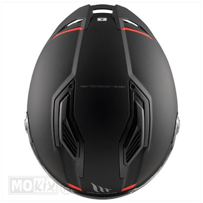 Casque MT Stinger 2 noir mat/orange fluo