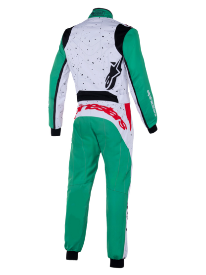 Alpinestars KMX-9 V3 Graphic 6 Blanc / vert / rouge