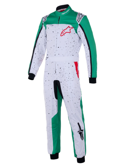Alpinestars KMX-9 V3 Graphic 6 Blanc / vert / rouge