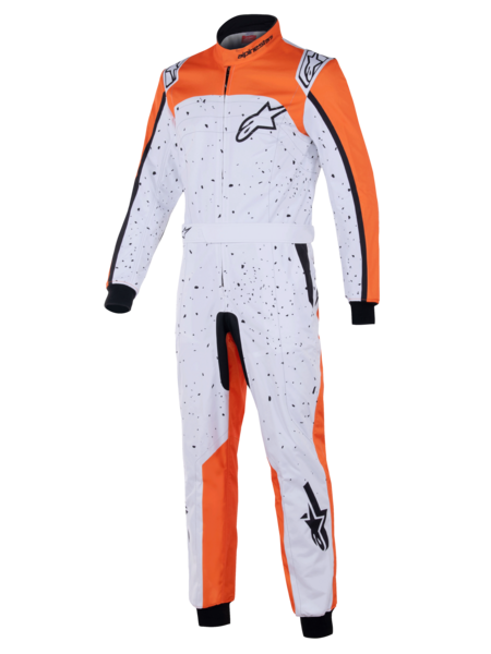 Alpinestars KMX-9 V3 Graphic 6 Blanc/Orange/Noir