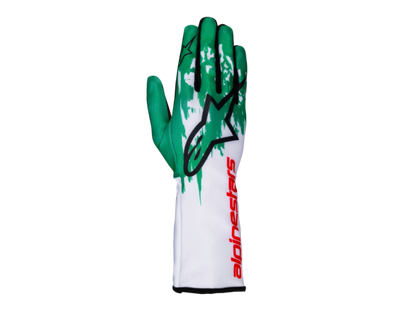 Alpinestars Tech 1-K V3 White/Green/Red (FIA KARTING)
