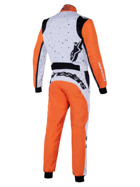 Alpinestars KMX-9 V3 Graphic 6 Blanc/Orange/Noir
