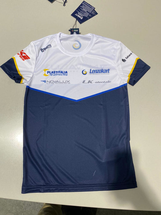 T-shirt LenzoKart / Freem bleu