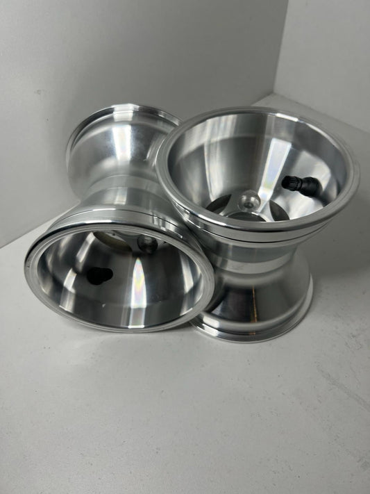Jantes arrière aluminium AMV mini kart 140MM (jeu de 2 jantes) 